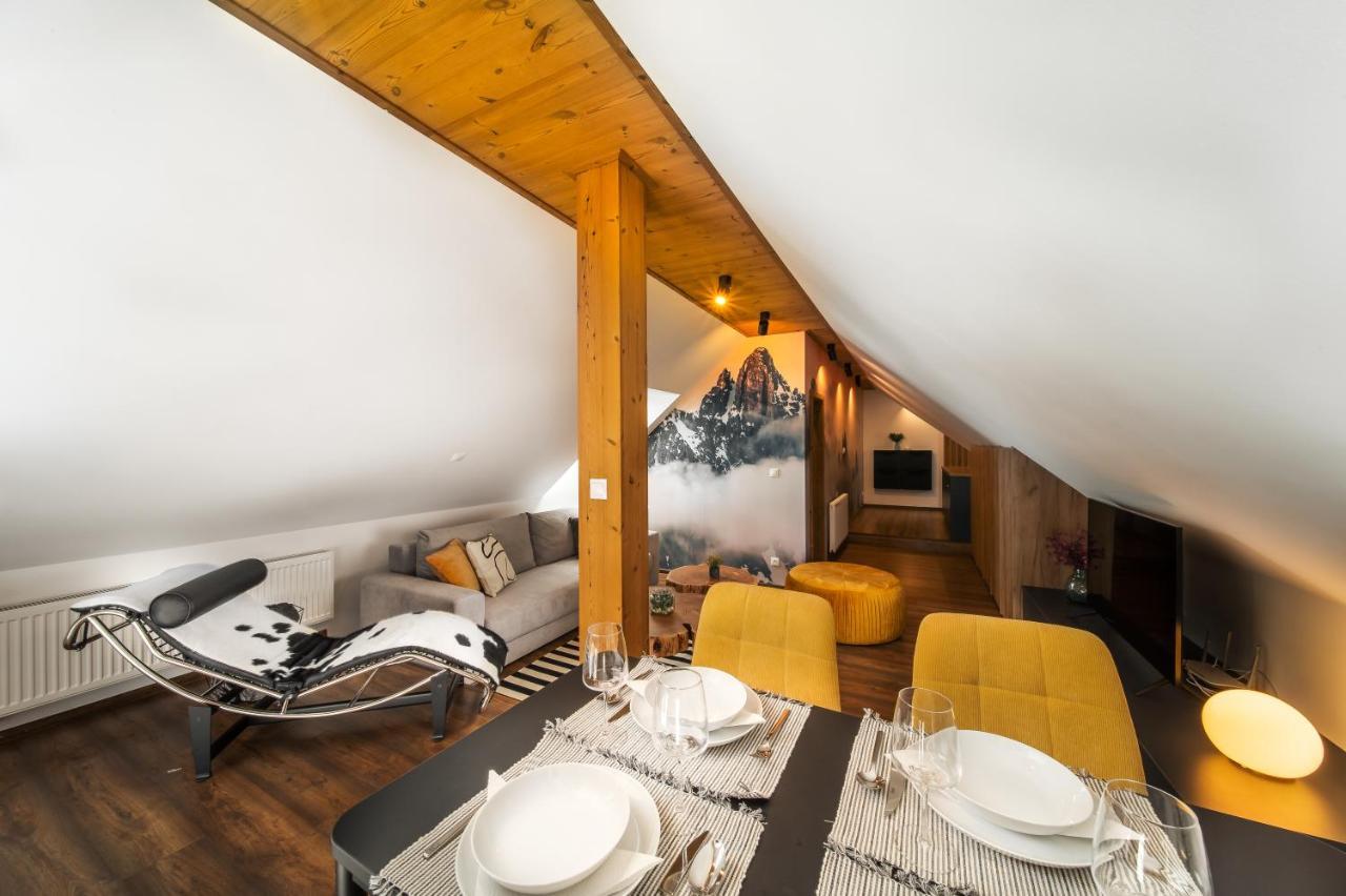 Cozy Mountain Attic Apartment In High Tatras Vel'ka Lomnica Exterior foto